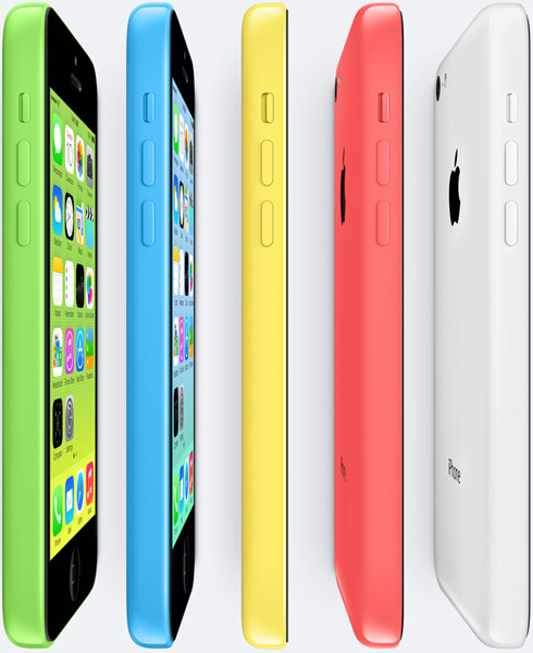 iPhone 5C - Пять цветов!